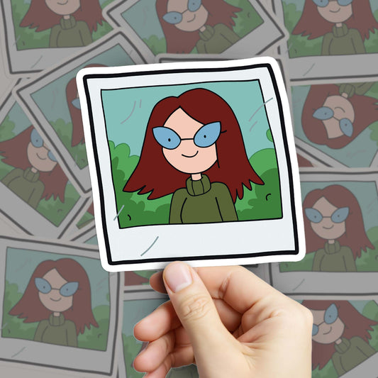 Betty Polaroid Sticker
