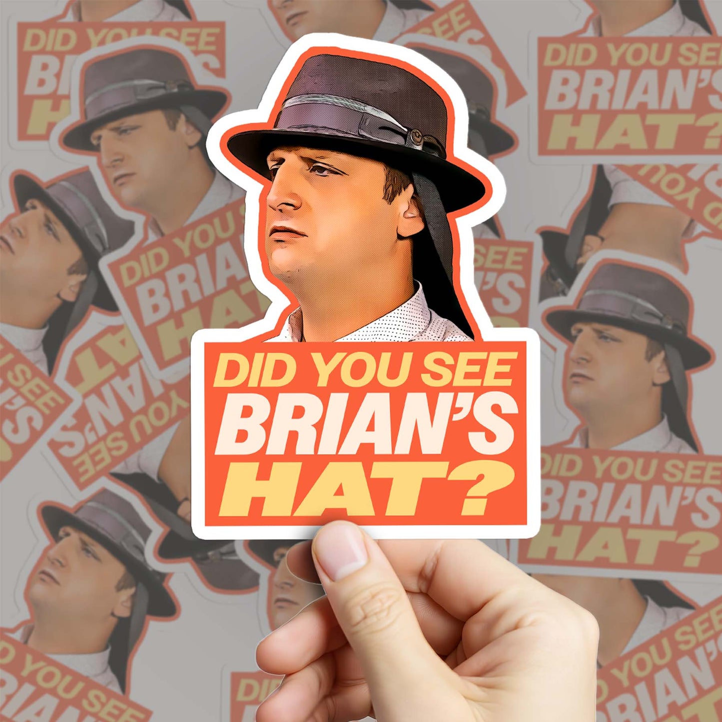 Tim Robinson hat sticker