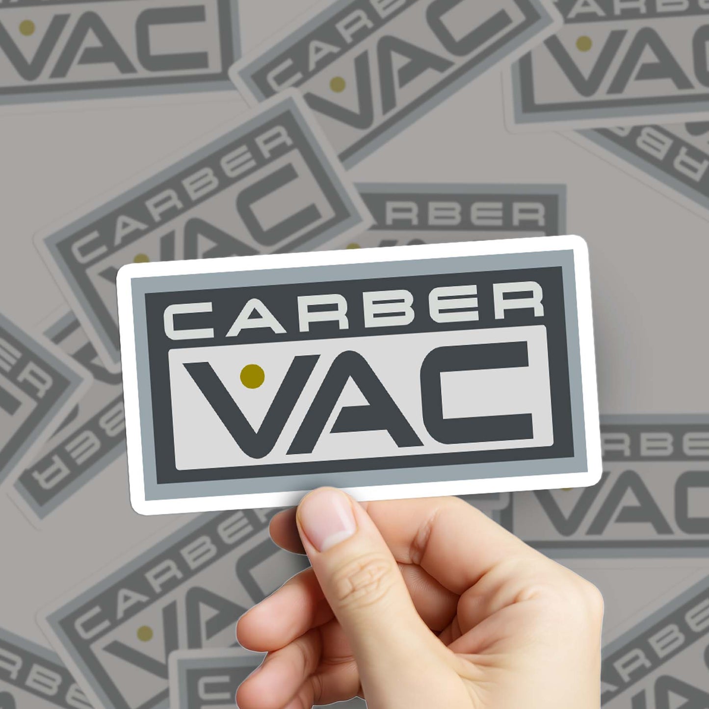Carber Vac Logo Sticker