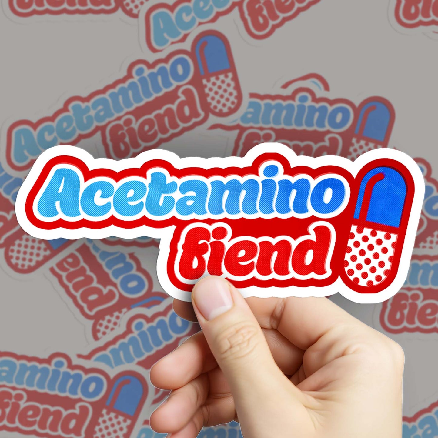 Acetaminofiend Sticker