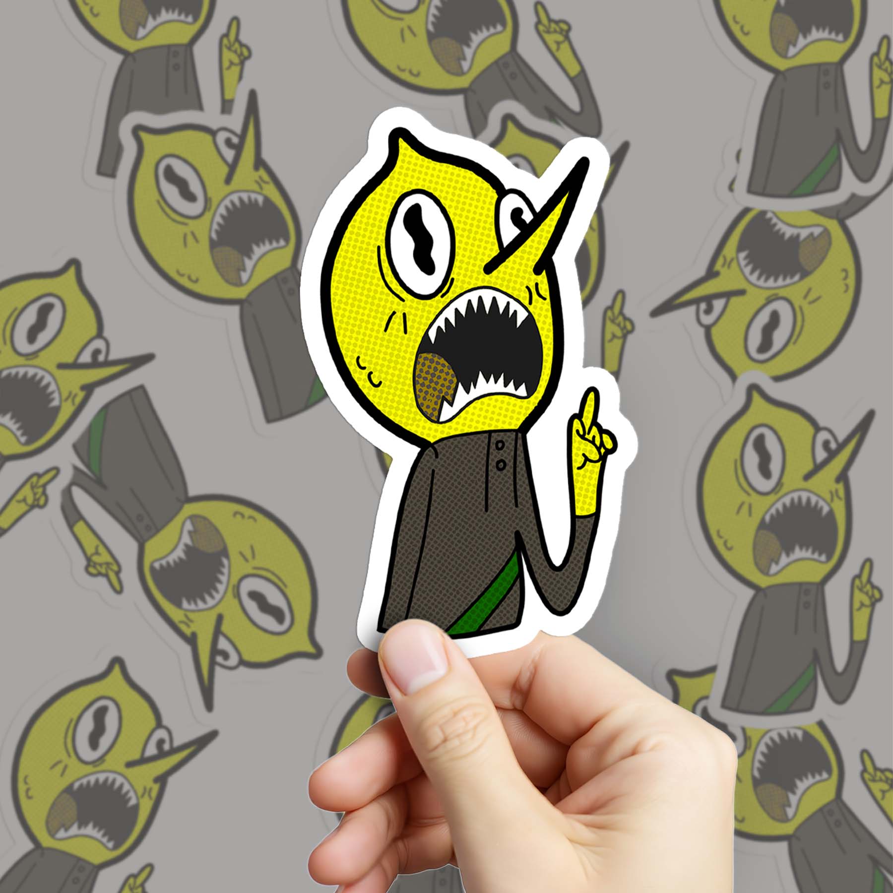 Lemongrab sticker