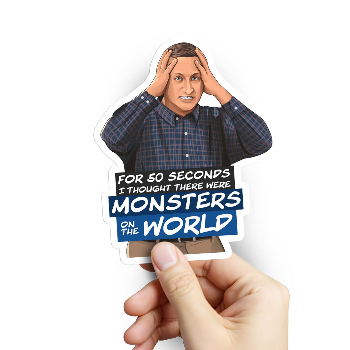 Monsters on the World Sticker