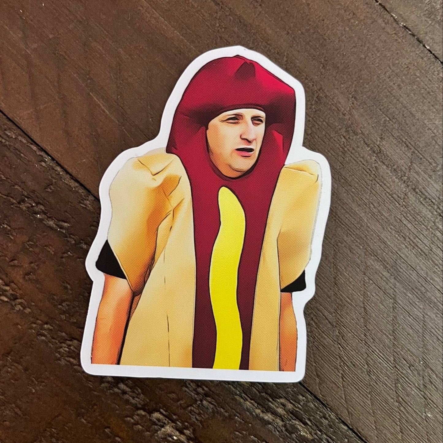 Hot Dog Guy Sticker